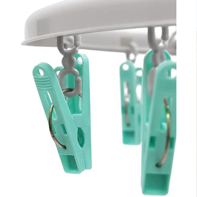 JVL 20 Peg Oval Folding Hanging Dryer