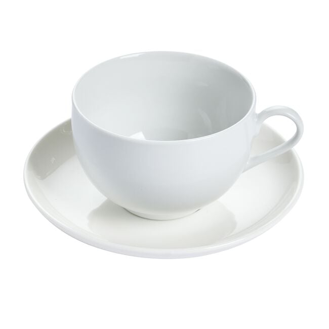 Abney & Croft White Tea Cup & Saucer
