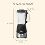 Haden 1.5L Glass Jug Blender