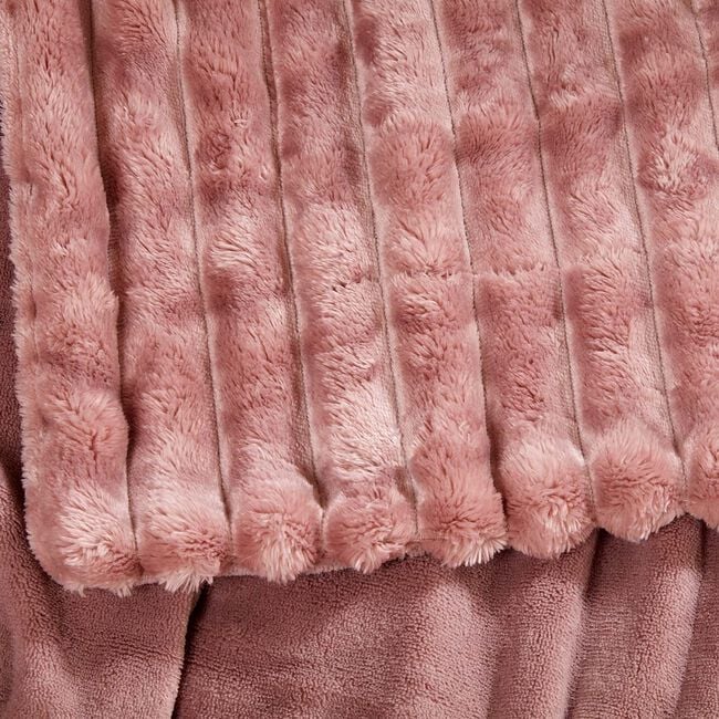 RUANE CORD VELVET MAUVE 150x200cm Throw 