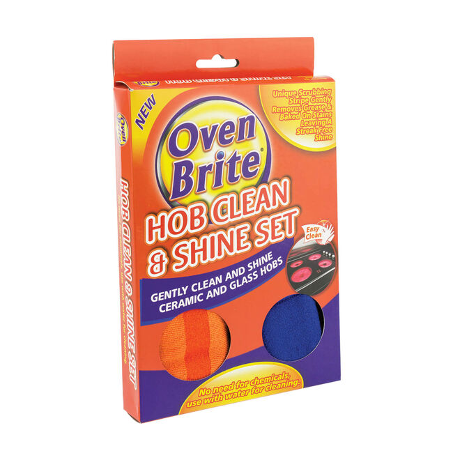 Oven Brite Hob Clean & Shine Set Home Store + More