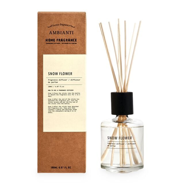 Ambianti 180ml Reed Diffuser Snow Flower