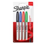 Sharpie Permanent Marker Assorted 4 PC