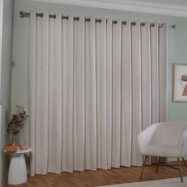 BLACKOUT & THERMAL LINENESQUE SAND 66x54 Curtain