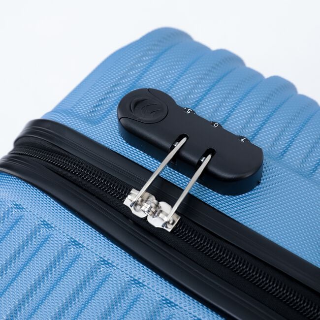 MEDIUM LIGHTWEIGHT HARDSHELL LUGGAGE - BLUE