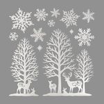 Christmas Snowflakes Themed Window Stickers