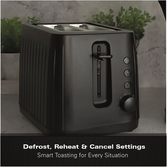 Hamilton Beach Stealth 2 Slice Black Toaster