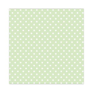 Polka Spot Pastel Napkins 20 Pack - Green