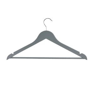 NORTHERN SHORE 5 Pack Grey Wooden Hangers
