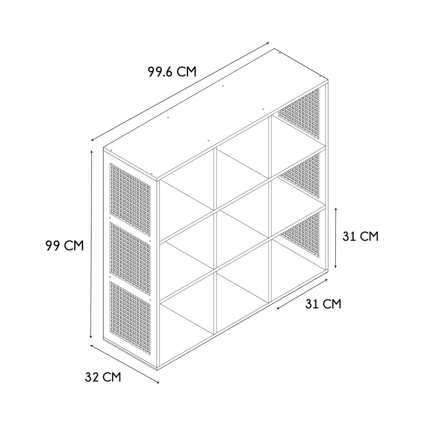 Bali Modular Storage Unit - 9 Compartment - Home Store + More