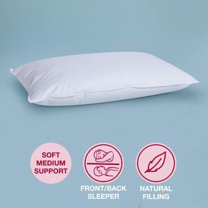 Cotton Kiss Duck Feather & Down Pillow