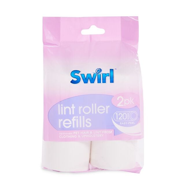 Swirl Lint Roller Refills 2 x 60