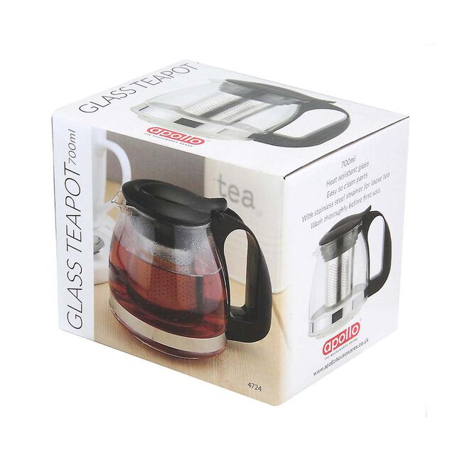 Apollo Glass 600ml Teapot with Infuser