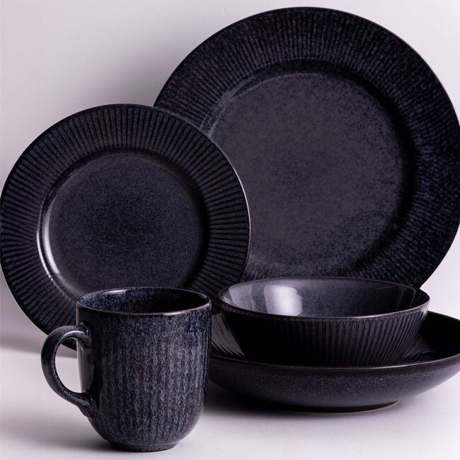 Mason Cash Reactive Linear Black Side Plate