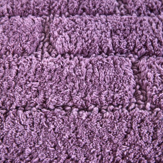 COTTON BRICK LAVENDER 50x50 Pedestal Mat