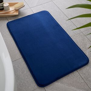 ANTI-BACTERIAL MEMORY FOAM NAVY Bath Mat