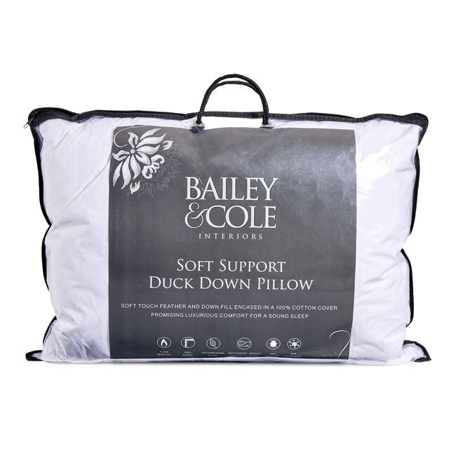 Bailey & Cole Soft Support Duck Down Pillow
