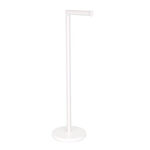 Freestanding Toilet Roll Spike & Holder White