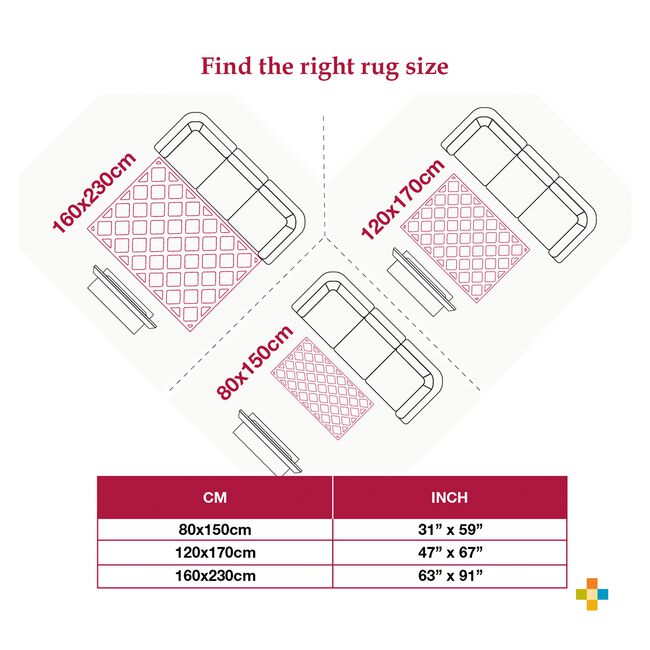 CRANNAGH MINK 160x230cm Rug 