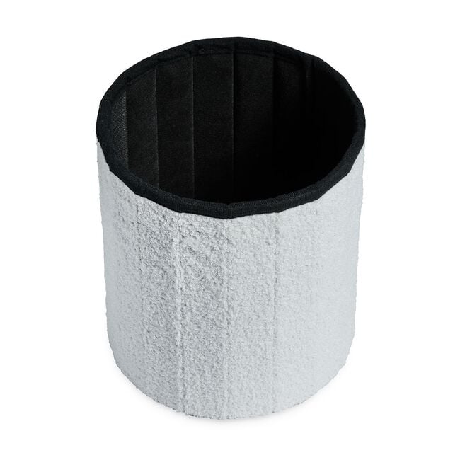 Panda Folding Ottoman - White