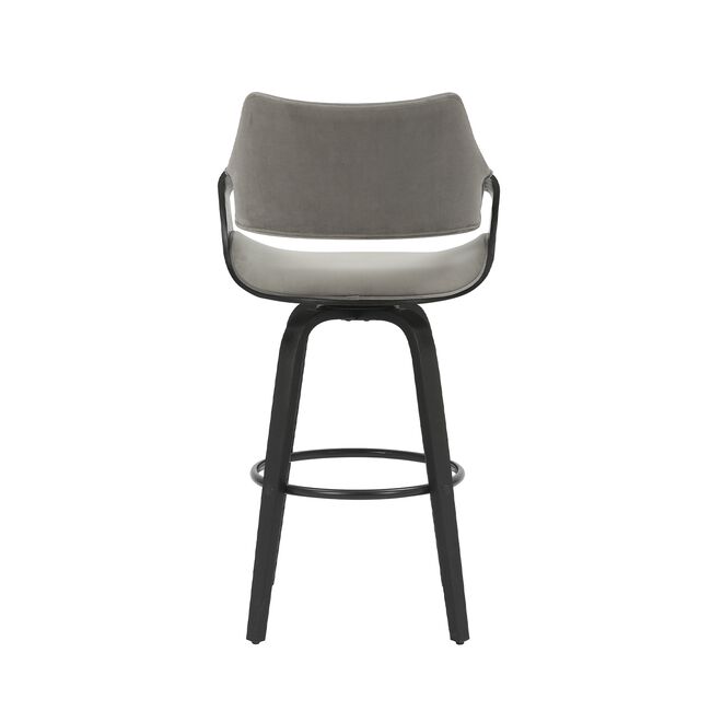 Beckett Barstool - Grey Velvet
