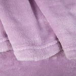 NICOLE DAY FLEECE Lilac 150x180cm Throw