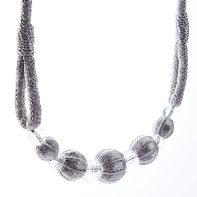 PARIS CABLE BALL SILVER Tie Back 