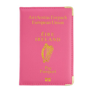 Pink Passport Cover