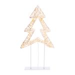 Warm White Christmas Tree Silhouette Light