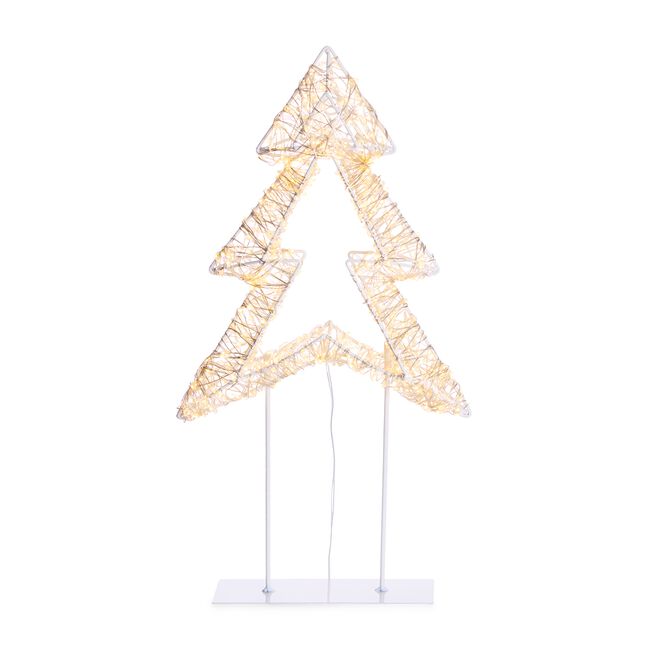 Warm White Christmas Tree Silhouette Light