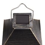 Flickering Warm White Solar LED Candle Lantern