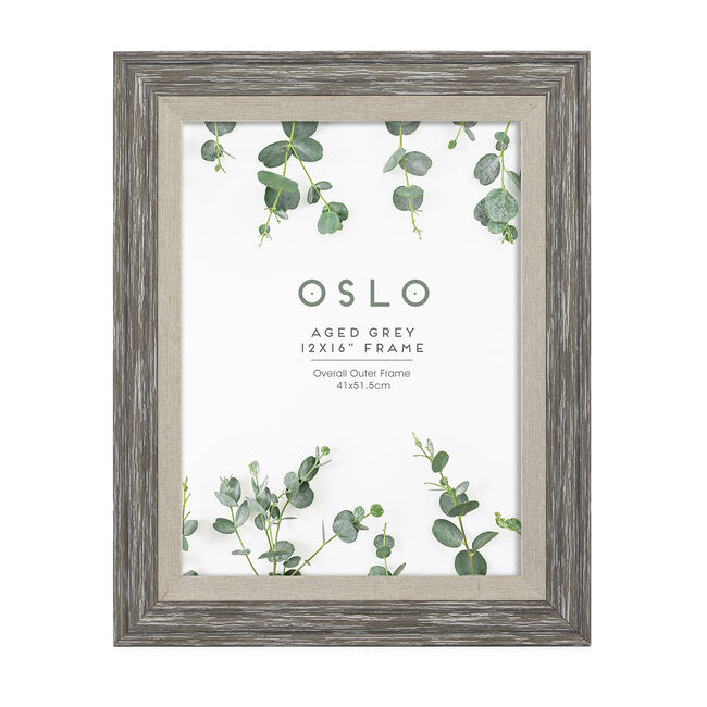8x10 OSLO AGED GREY Frame 