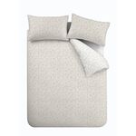 BIANCA SINGLE DUVET COVER Shadow Leaves Natural