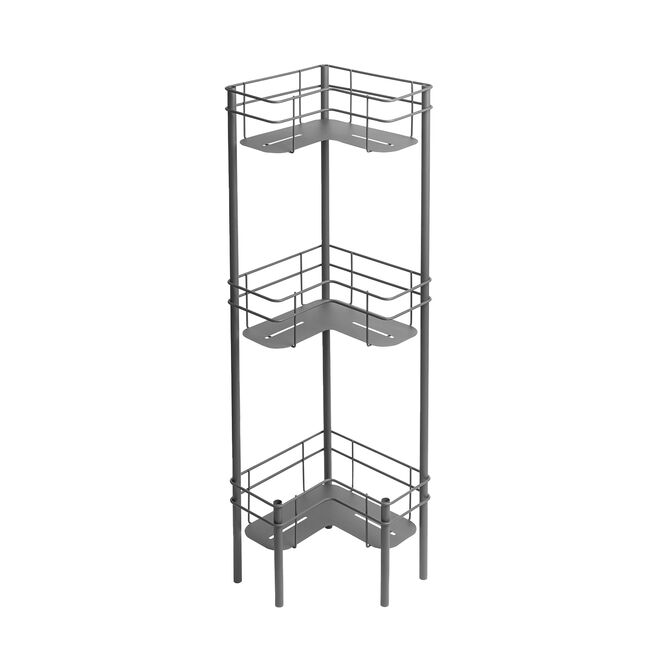 Pifco 3 Tier Bathroom Corner Caddy