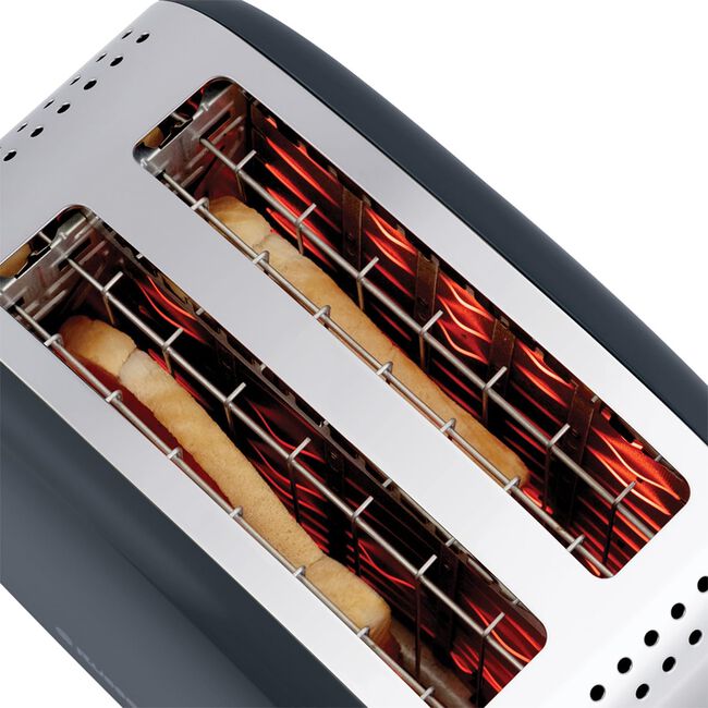 Russell Hobbs Colour Plus Grey 2 Slice Toaster