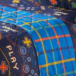 Gaming Check Bedspread 200cm x 220cm