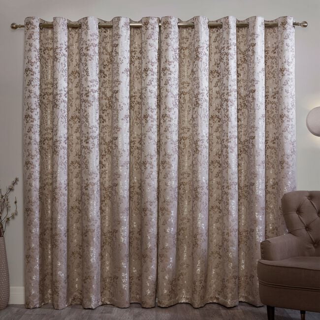 BLOSSOM NATURAL 90x90 Curtain