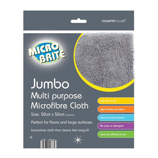 Micro Brite Jumbo 50x50cm Microfibre Cloth