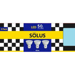 Solus GU10 3 LED Bulbs 4W (EQ. 50W) Non Dimm