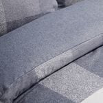 SINGLE DUVET COVER Brushed Cotton Simon Blue