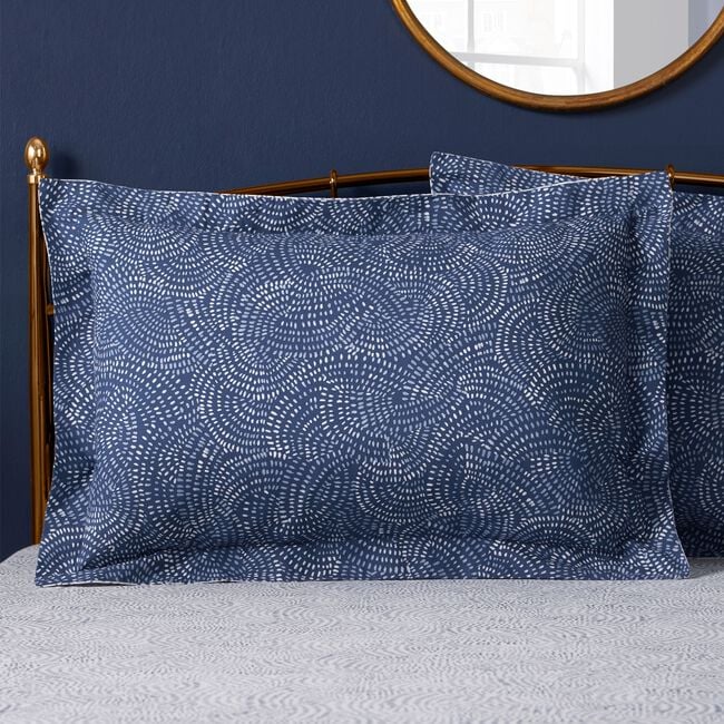 Adler Oxford Pillowcase Pair - Navy