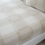 BRUSHED COTTON SNOOZY SHEEP NAT Single Fitted Sheet 