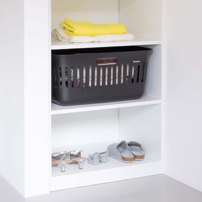 Brabantia Collect it Laundry Basket 40L Black