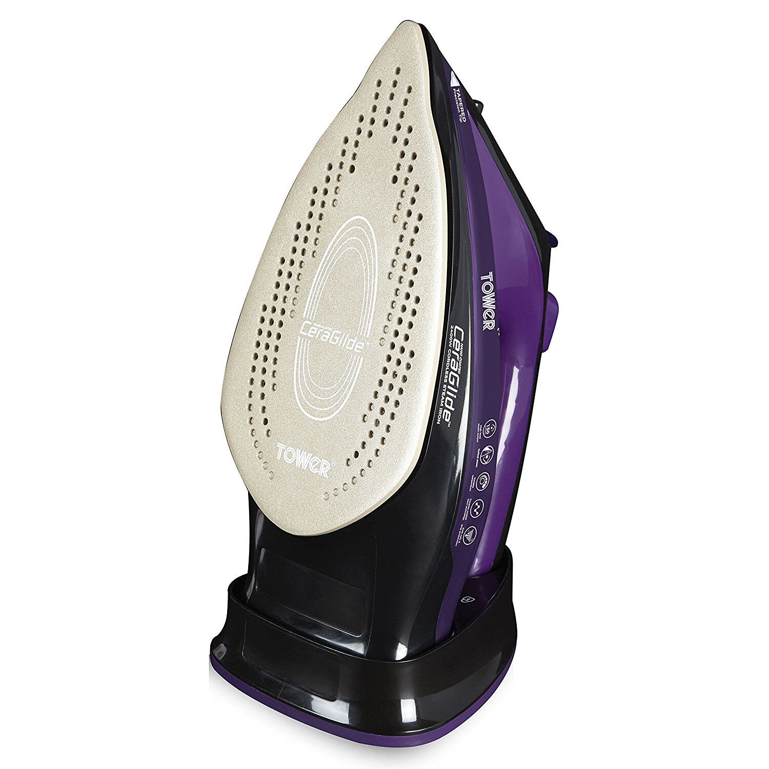 Tower clearance iron cordless