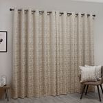 BLACKOUT & THERMAL GRAPHIC GEO IVORY  66x54 Curtain