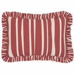 FURN CARMON STRIPE LINEN/RED 40x60 Cushion