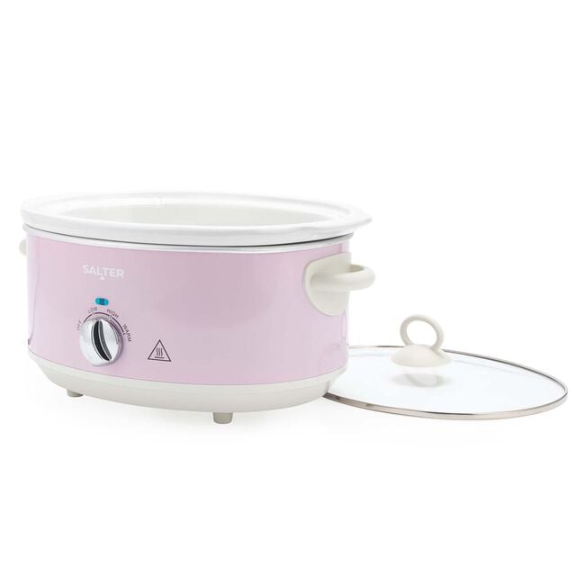 SALTER RETRO PINK 6.5L Slow Cooker
