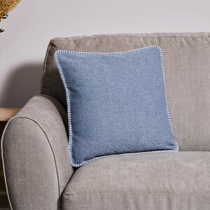 BOUCLE BLUE 45x45 Cushion