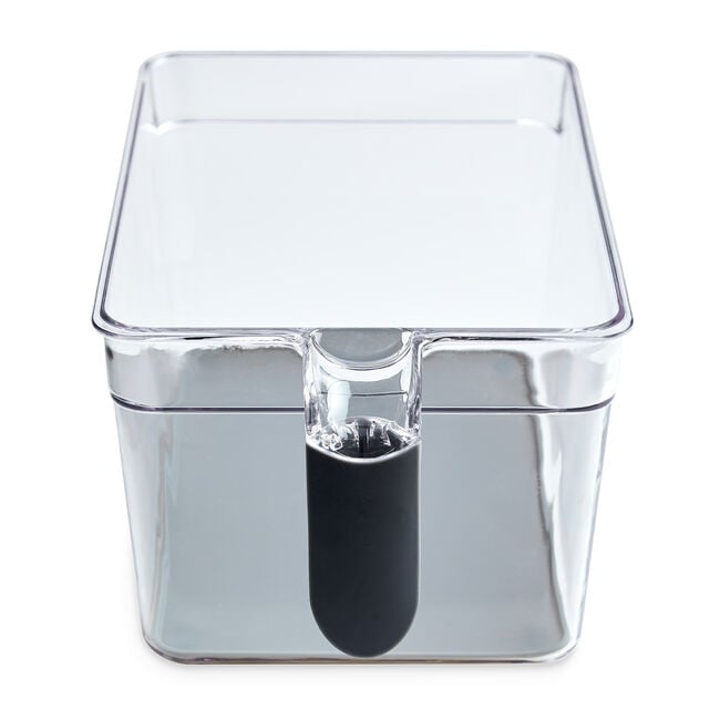 Clear Handled Storage Basket Deep
