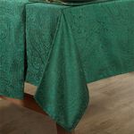 PAISLEY DAMASK GREEN 160x183cm Table Cloth